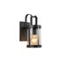 Lucide LINDELO - Wandlamp Buiten - 1xE27 - IP23 - Zwart Lucide