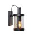 Lucide LINDELO - Wandlamp Buiten - 1xE27 - IP23 - Zwart Lucide