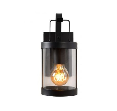 LINDELO - Wandlamp Buiten - 1xE27 - IP23 - Zwart Lucide  Lucide