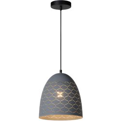 Lucide GALLA - Hanglamp - Ø 25 cm - 1xE27 - Grijs Lucide