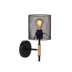 Lucide BASKETT - Wandlamp - 1xE27 - Zwart Lucide