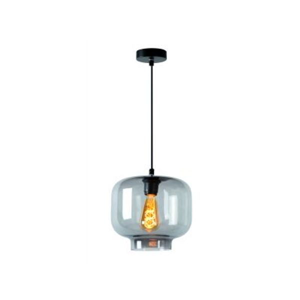 Lucide MEDINE - Hanglamp - Ø 25 cm - 1xE27 - Fumé Lucide