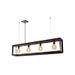 Lucide THOR - Hanglamp - 4xE27 - Grijs ijzer Lucide