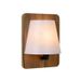 Lucide IDAHO - Wandlamp - 1xE14 - Hout Lucide