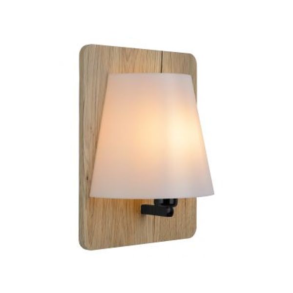 Lucide IDAHO - Wandlamp - 1xE14 - Licht hout Lucide