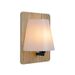 Lucide IDAHO - Wandlamp - 1xE14 - Licht hout Lucide