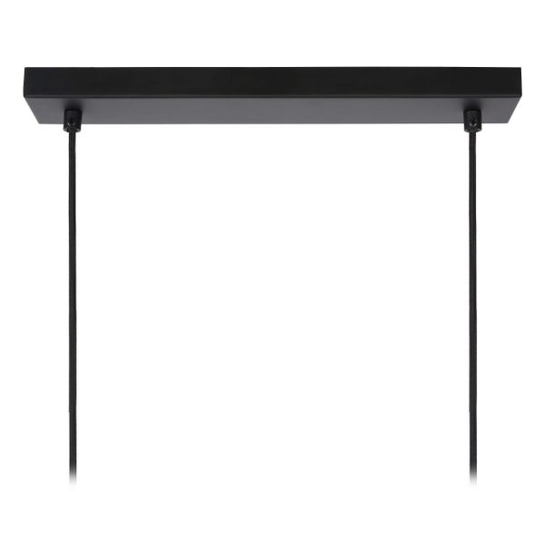 Lucide DOUNIA - Hanglamp - 3xE27 - Zwart Lucide