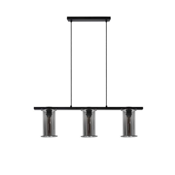 Lucide DOUNIA - Hanglamp - 3xE27 - Zwart Lucide