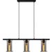 Lucide DOUNIA - Hanglamp - 3xE27 - Zwart Lucide