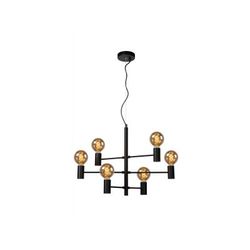 Lucide LEANNE - Hanglamp - 6xE27 - Zwart Lucide