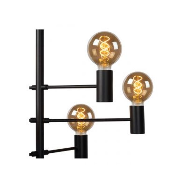 Lucide LEANNE - Hanglamp - 6xE27 - Zwart Lucide