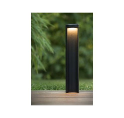 COMBO - Sokkellamp Buiten - Ø 9 cm - LED - 1x9W 3000K - IP54 - Zwart Lucide  Lucide