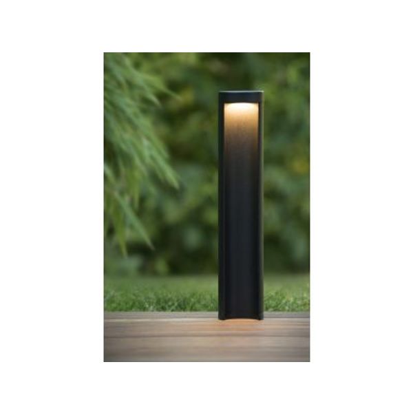 Lucide COMBO - Sokkellamp Buiten - Ø 9 cm - LED - 1x9W 3000K - IP54 - Zwart Lucide