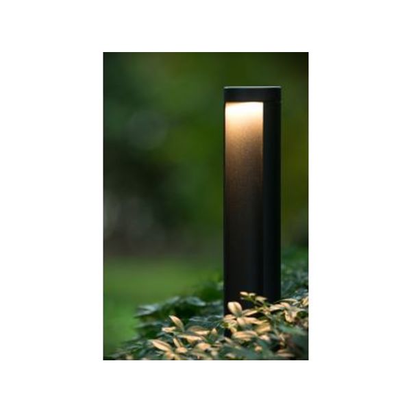 Lucide COMBO - Sokkellamp Buiten - Ø 9 cm - LED - 1x9W 3000K - IP54 - Zwart Lucide