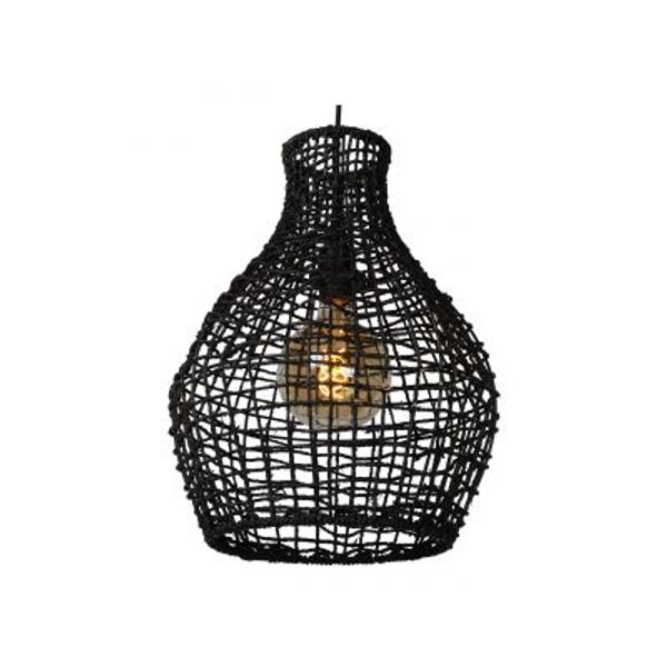 Lucide ALBAN - Hanglamp - Ø 35 cm - 1xE27 - Zwart