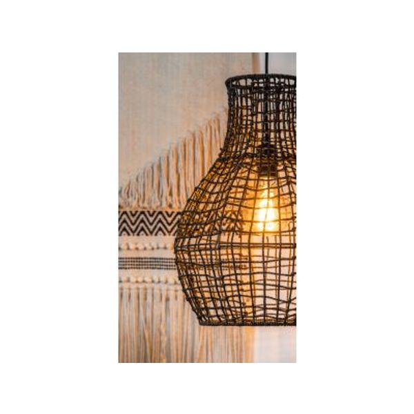 Lucide ALBAN - Hanglamp - Ø 35 cm - 1xE27 - Zwart