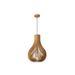 Lucide BODO - Hanglamp - Ø 38 cm - 1xE27 - Licht hout