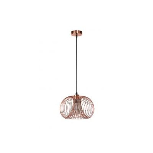 Lucide VINTI - Hanglamp - Ø 30 cm - 1xE27 - Koper