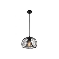 Lucide VINTI - Hanglamp - Ø 30 cm - 1xE27 - Zwart