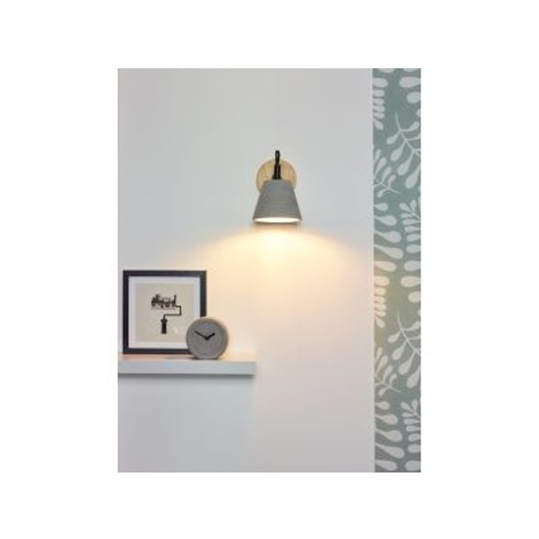 Lucide POSSIO - Wandlamp - 1xE14 - Taupe