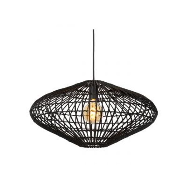 Lucide MAGALI - Hanglamp - Ø 56 cm - 1xE27 - Zwart