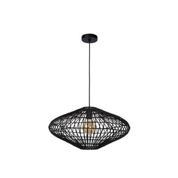 Lucide MAGALI - Hanglamp - Ø 56 cm - 1xE27 - Zwart