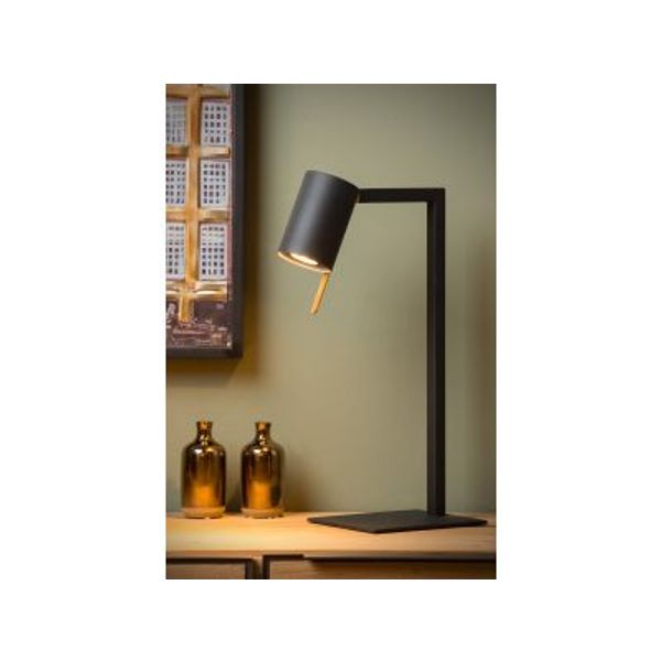 Lucide LESLEY - Bureaulamp - 1xGU10 - Zwart