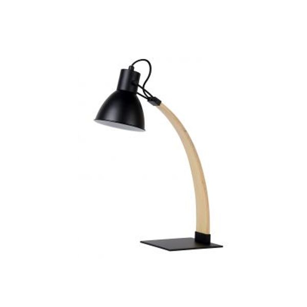 Lucide CURF - Bureaulamp - 1xE27 - Zwart