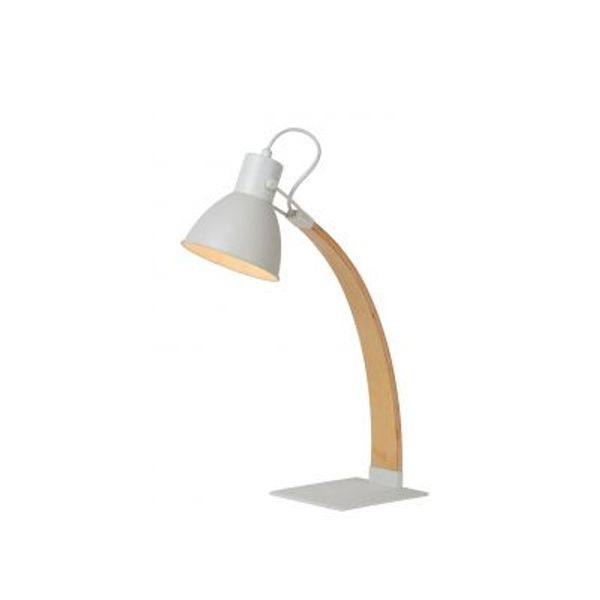 Lucide CURF - Bureaulamp - 1xE27 - Wit