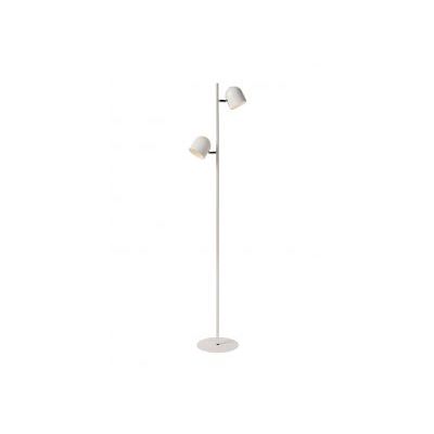 SKANSKA - Vloerlamp - LED Dimb. - 2x5W 3000K - Wit  Lucide