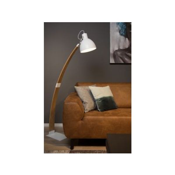 Lucide CURF - Leeslamp - 1xE27 - Wit