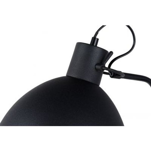 Lucide SHADI - Leeslamp - Ø 28 cm - 1xE27 - Zwart