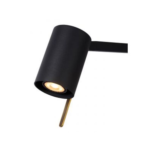 Lucide LESLEY - Leeslamp - 1xGU10 - Zwart