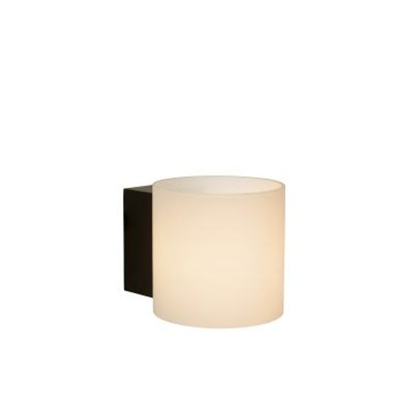 Lucide JELTE - Wandlamp Badkamer - Ø 12 cm - 1xG9 - IP44 - Zwart