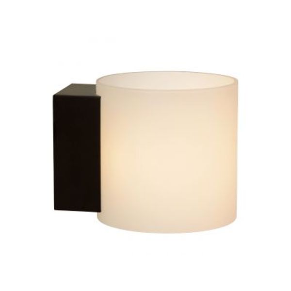 Lucide JELTE - Wandlamp Badkamer - Ø 12 cm - 1xG9 - IP44 - Zwart