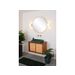 Lucide JELTE - Wandlamp Badkamer - Ø 12 cm - 1xG9 - IP44 - Zwart