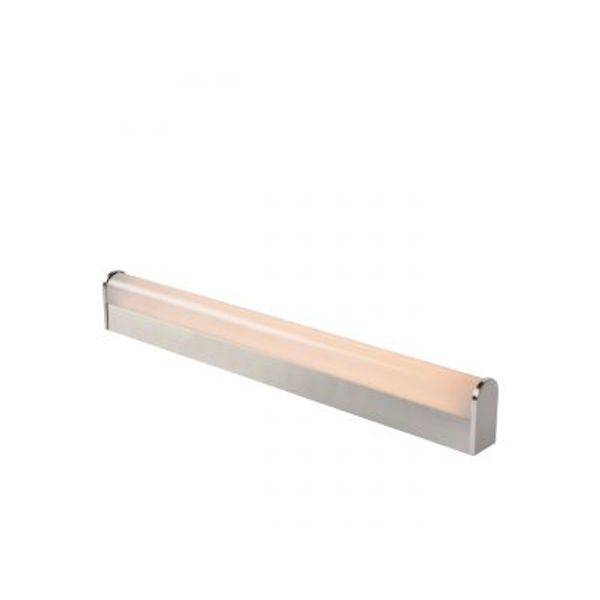 Lucide JASPER - Spiegellamp Badkamer - LED - 1x16W 3000K - IP44 - Mat chroom