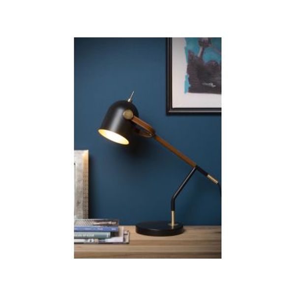 Lucide WAYLON - Bureaulamp - 1xE27 - Zwart