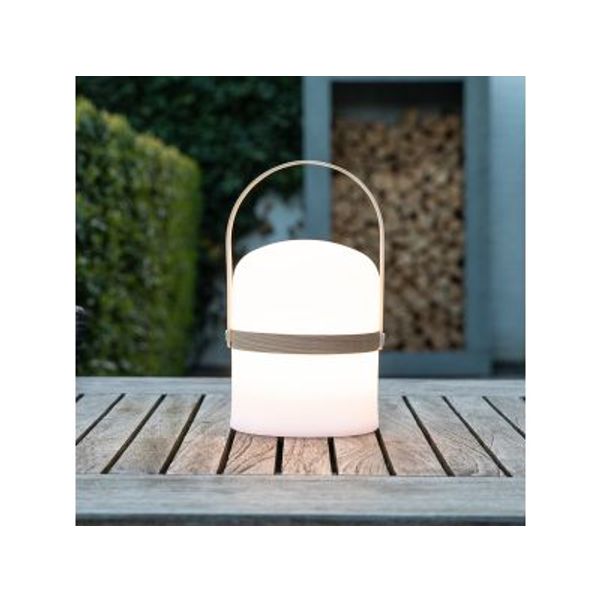 Lucide JOE - Tafellamp Buiten - Ø 14,5 cm - LED Dimb. - 1x3W 2800K - IP44 - Wit