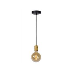 Lucide JOVA - Hanglamp - Ø 4,6 cm - 1xE27 - Mat Goud / Messing