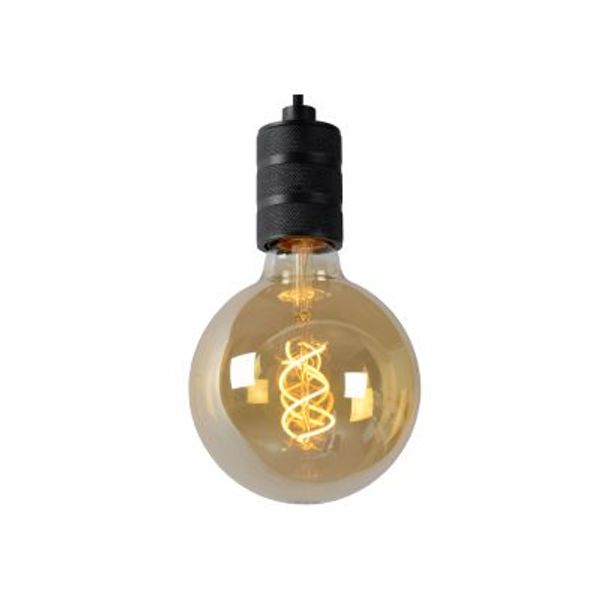 Lucide JOVA - Hanglamp - Ø 4,6 cm - 1xE27 - Zwart