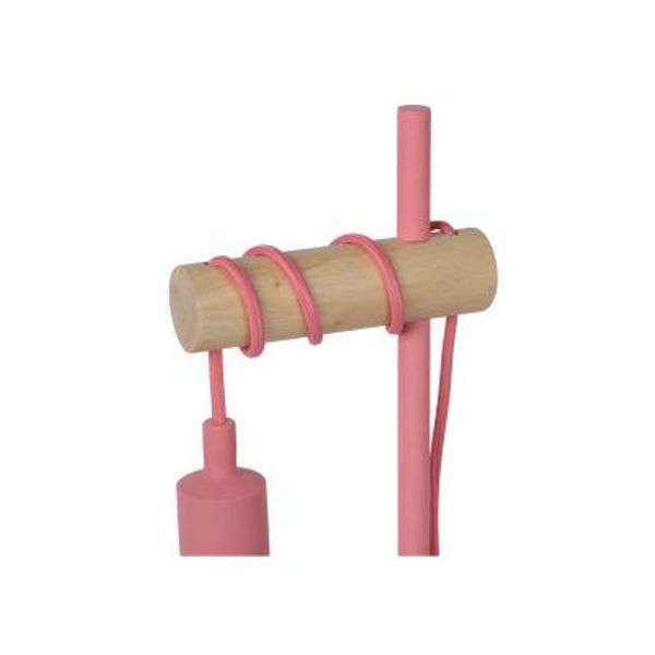 Lucide POLA - Tafellamp Kinderkamer - Ø 15 cm - 1xE27 - Roze