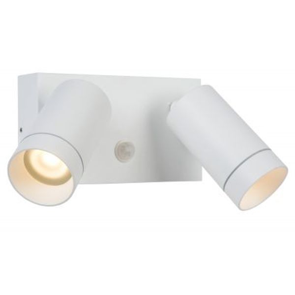 Lucide TAYLOR - Wandspot Buiten - 2xGU10 - IP54 - Wit