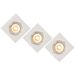 Lucide FOCUS - Inbouwspot - LED Dimb. - GU10 - 3x5W 3000K - Wit - Set van 3