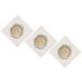 Lucide FOCUS - Inbouwspot - LED Dimb. - GU10 - 3x5W 3000K - Wit - Set van 3