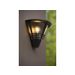 Lucide LIVIA - Wandlamp Buiten - 1xE27 - IP44 - Zwart