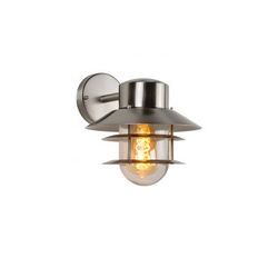 Lucide ZICO - Wandlamp Buiten - Ø 21,8 cm - 1xE27 - IP44 - Mat chroom