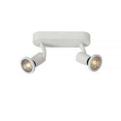 Lucide JASTER-LED - Plafondspot - LED - GU10 - 2x5W 2700K - Wit