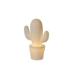 Lucide CACTUS - Tafellamp - Ø 20 cm - 1xE14 - Wit