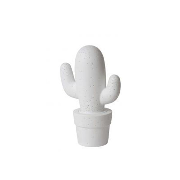 Lucide CACTUS - Tafellamp - Ø 20 cm - 1xE14 - Wit